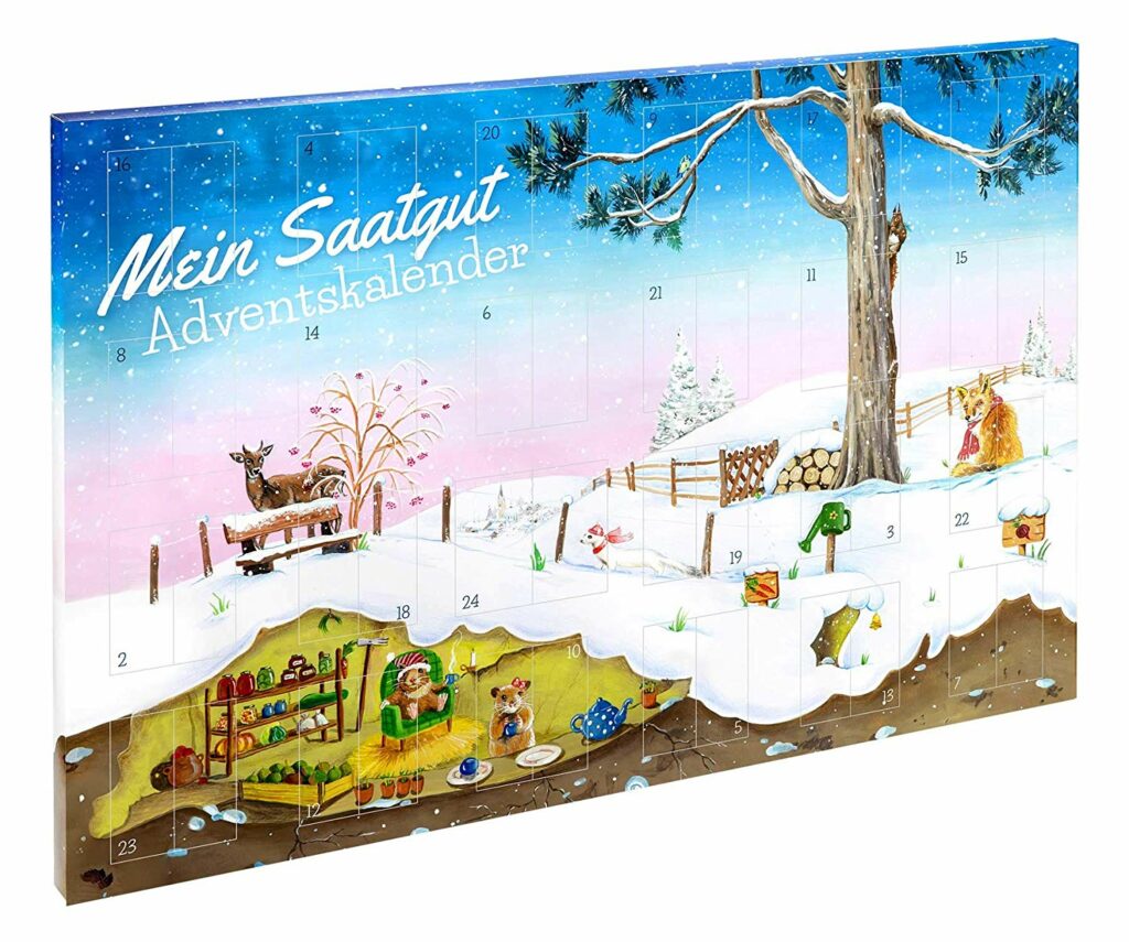 Adventskalender mit Samen