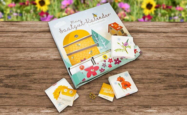 Saatgut Adventskalender für Gärtner und GartenFans • Ich seh grün